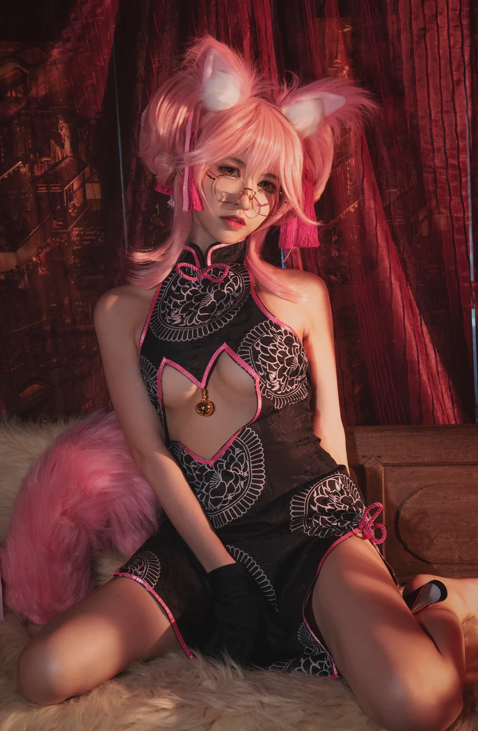 亚马逊鲶鱼 - No.027 FGO：玉藻前旗袍 [10P-199MB] tg@simisebaisi 【丝足阁】008.webp